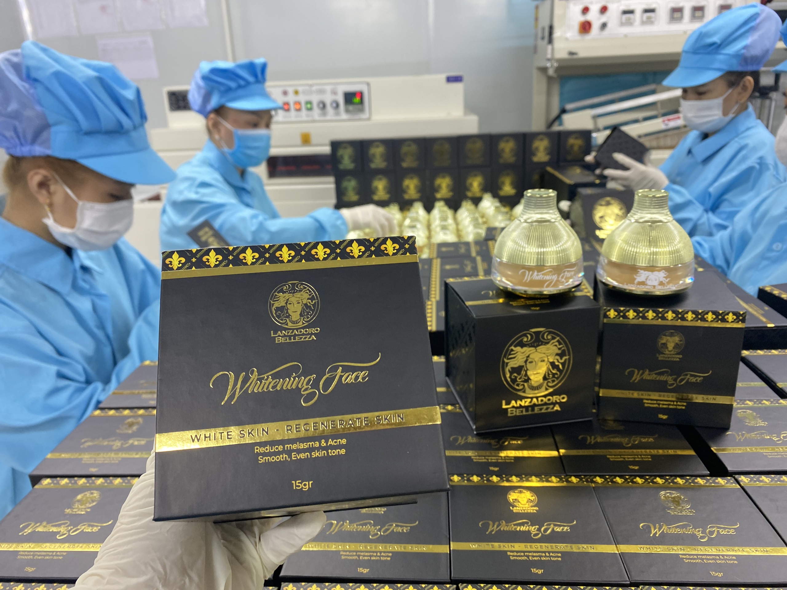 Whitening Face - kem ngày Bellezza 